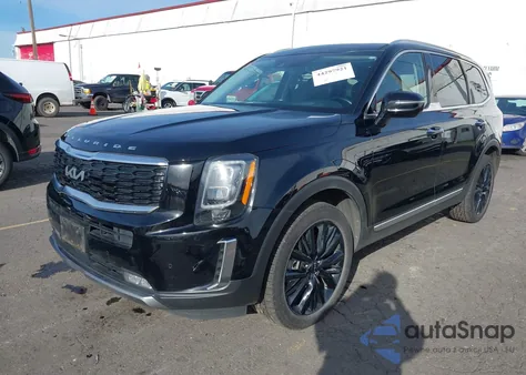 2022 Kia Telluride Sx z USA, uszkodzony, nr VIN 5XYP5DHC6NG198851